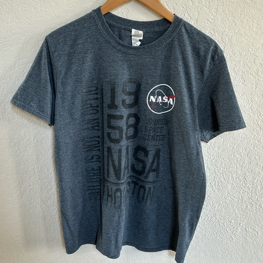 NASA Charcoal Gray Tee T-shirt
